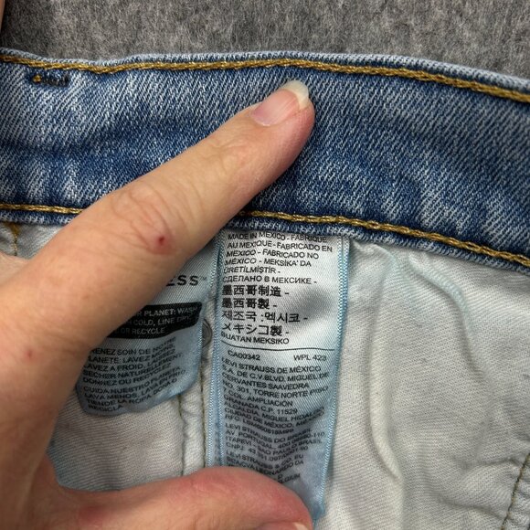 Levi's 505 Regular Fit Straight Leg Jeans Men's Size 36 X 30 Light Wash Denim - Picture 5 of 12